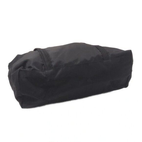 PRADA - Black Nylon Shoulder Bag - Picture 4 of 9